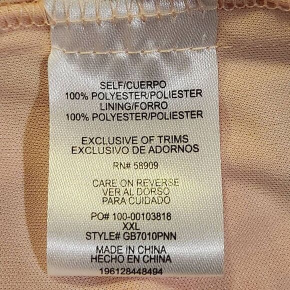 Gianni Bini Orange Floral Tropical Cut Out Tie Front Mini Dress XXL NWT (4697) - Picture 7 of 9